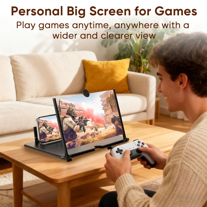Screen Expanders & Magnifier Amplifier,3D HD | Phone Holder for All Smartphones with Anti scratch Features